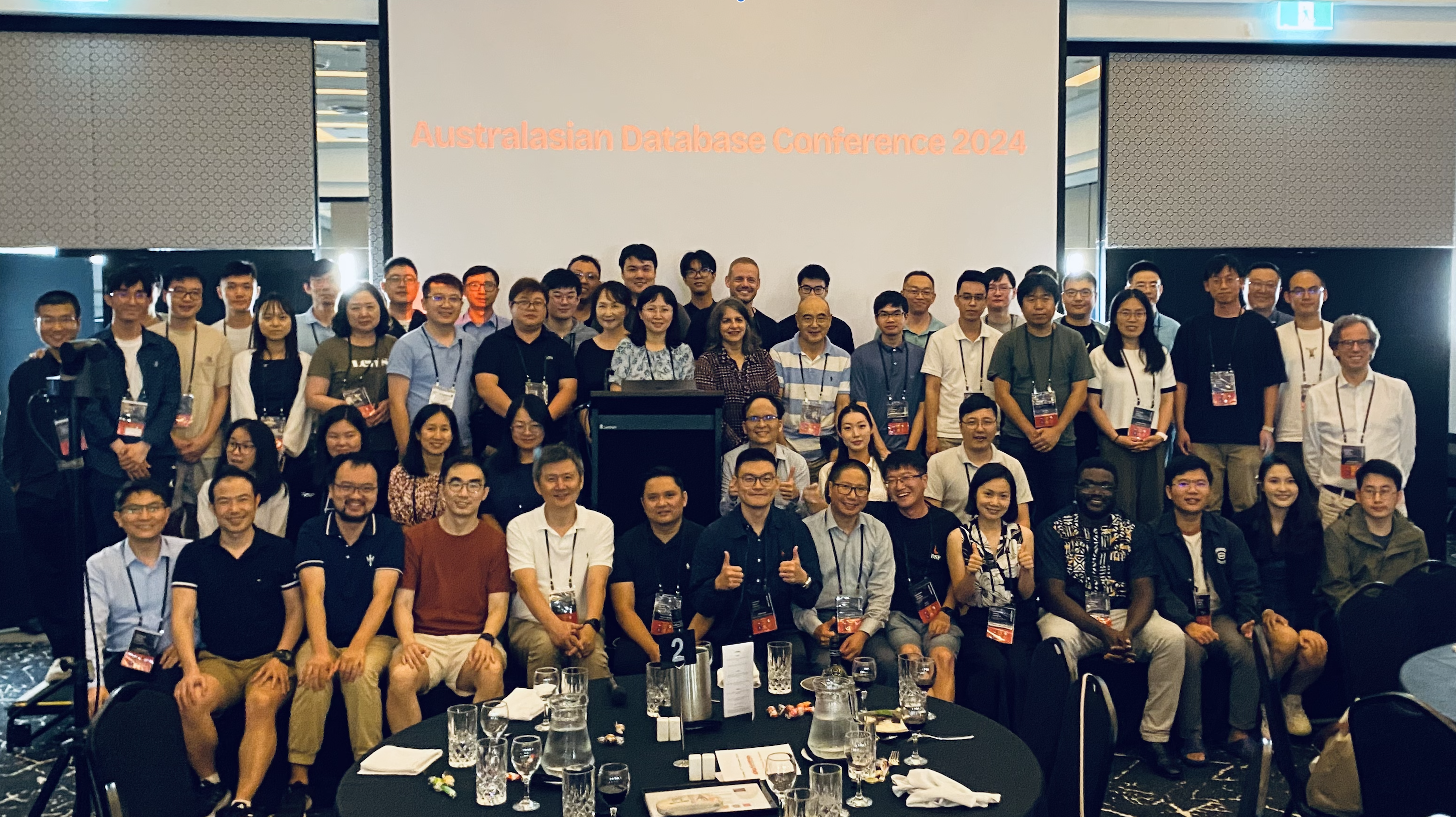 Group photo of AU attendees