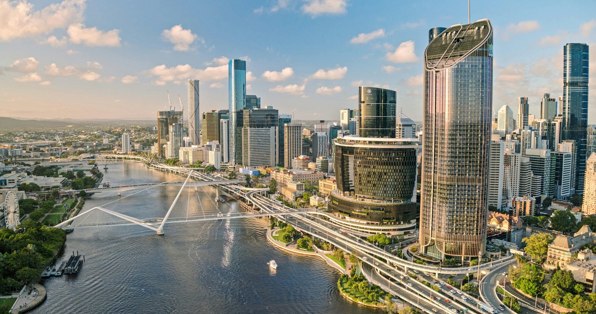 Brisbane city centre and the Brisbane River