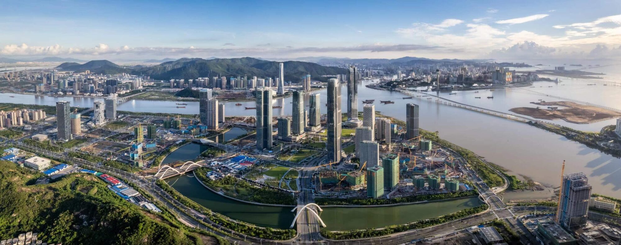 Panoramic view of Hengqin
